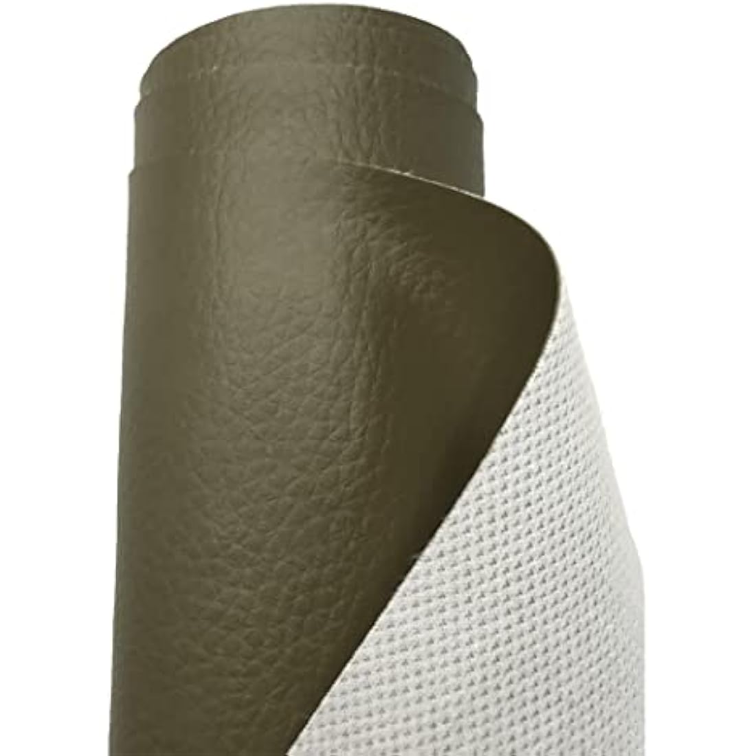 A-Express Grained Faux Leather Fabric Waterproof Heavy Duty Leatherette Vinyl Leathercloth Upholstery Textured Material - Khaki 2 Metres 200cm x 140cm