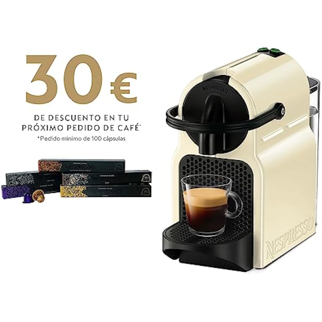 DeLonghi EN 80 CW Inissia Nespresso Vanilla Cream