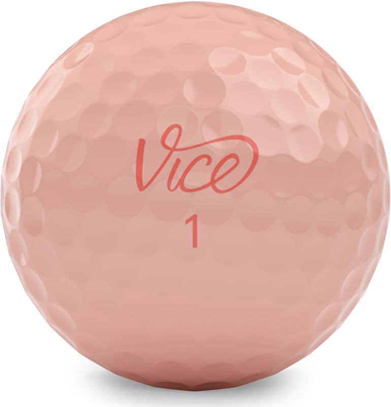 VICE Golf Pro Soft Hue Peach Parfait Golf Balls