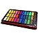 Major Brushes Artist Watercolour Paint Tin 36 Blocks Red Metal Lid
