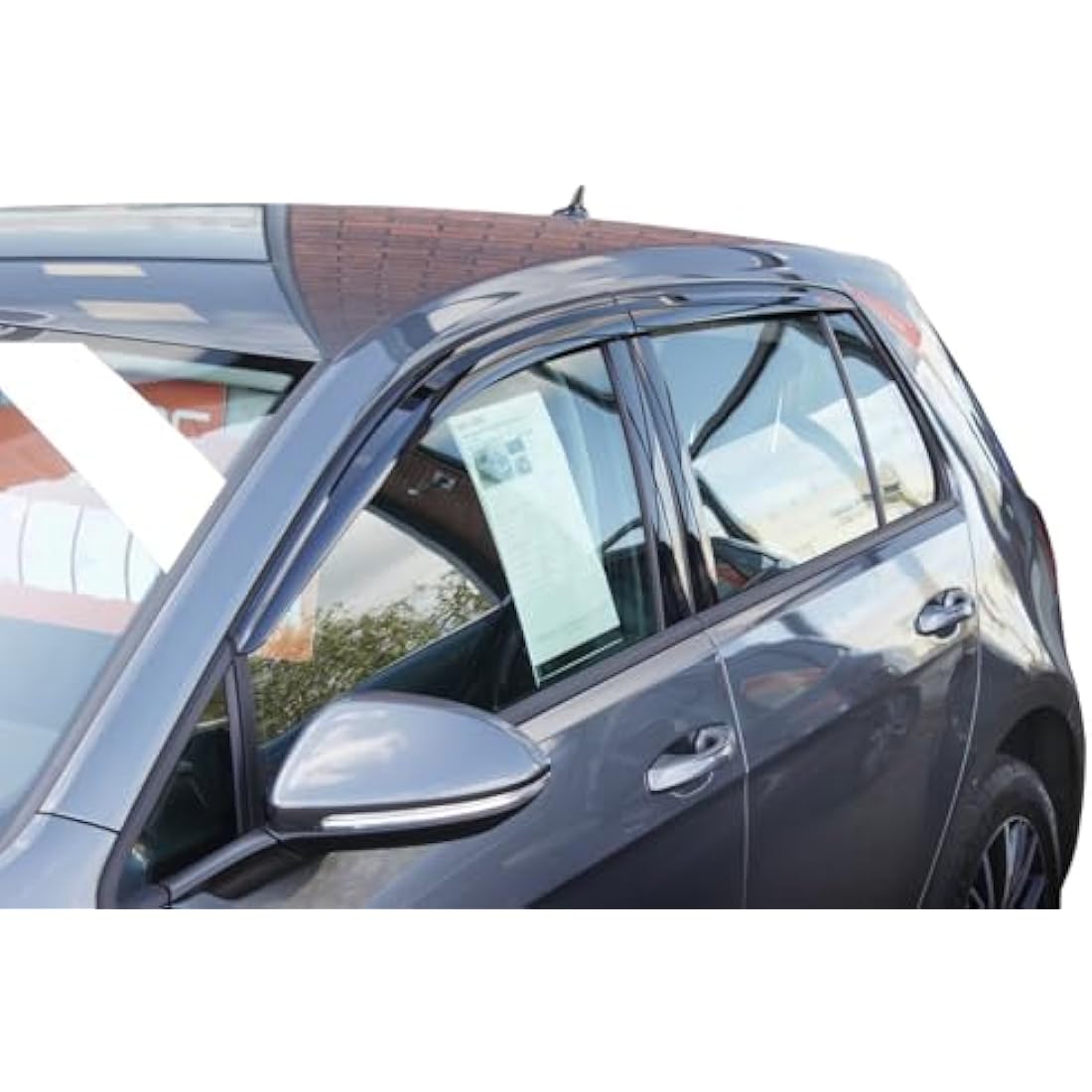 AUTO CLOVER Wind Deflectors Set for Volkswagen Golf MK7 / MK8 Hatchback 5 Door (4 pieces)