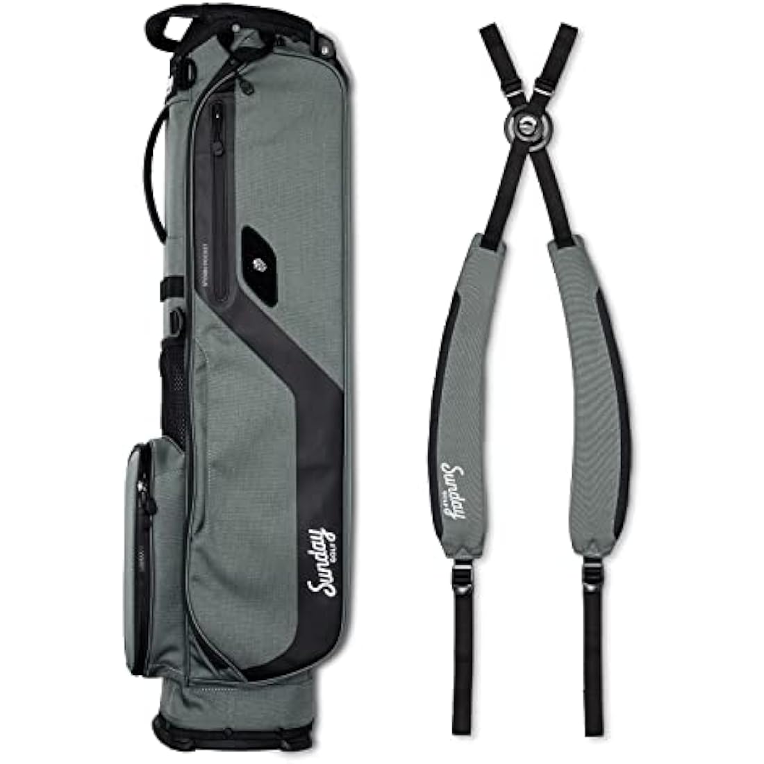 Sunday Golf El Camino Bag - Lightweight Bag with Strap and Stand – Easy to Carry – Par 3 and Standard Courses, 3.9 pounds