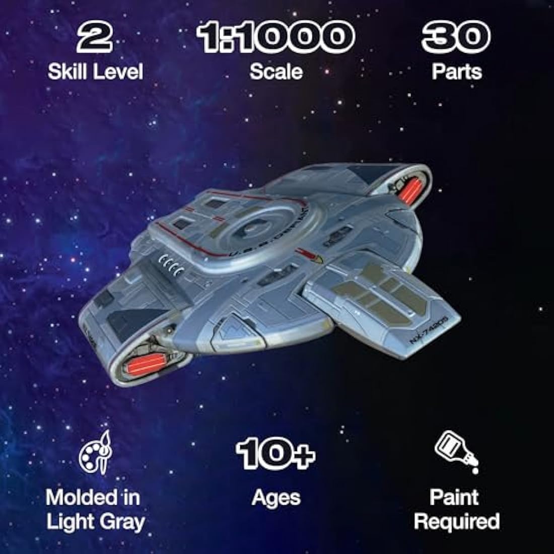 Polar Lights POL952 Star Trek 1:1000 USS Defiant Deep Space Nine