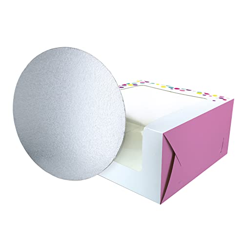 Baked with Love Sprinkles Printed Cake Box