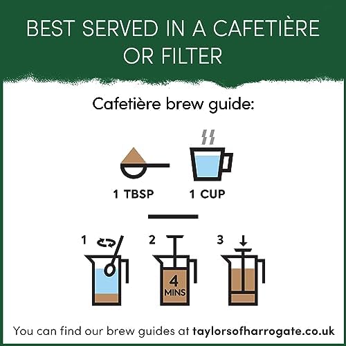 Taylors of Harrogate Flying Start Ground Coffee, 200 g (Pack of 6 - Total 1.2kg)