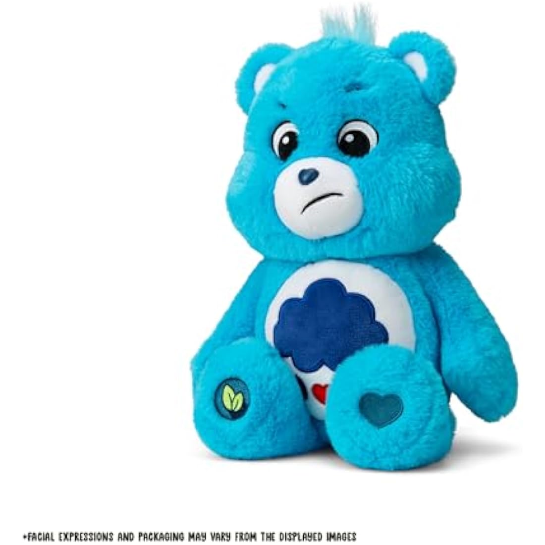 Care Bears | Grumpy Bear 35cm Medium Plush | Collectable Cute Plush Toy, Cuddly Toys for Children, Soft Toys for Girls Boys, Cute Teddies Suitable for Girls and Boys Ages 4+ | Basic Fun 22062