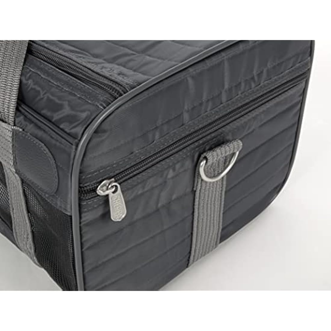 Sherpa Genuine Deluxe Pet Carrier - Airline Approved and Guaranteed on Board - Charcoal Grey, Small