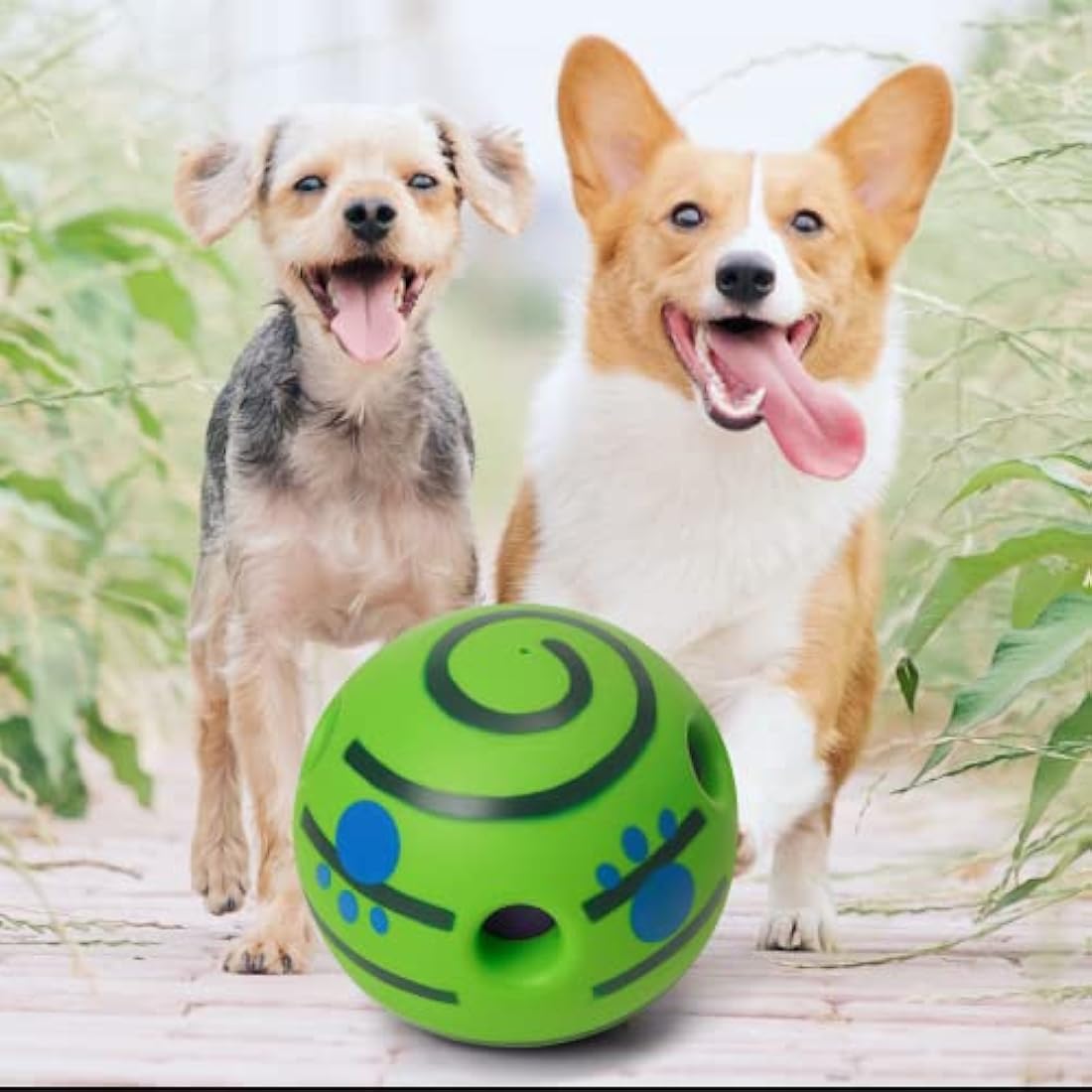 Yifugad Interactive Giggle Ball for Dog Squeaky Toy Keep Your Dog Happy All Day, Ball Toys for Large, Medium and Small Pet Cat Relieve Anxiety and Boredom
