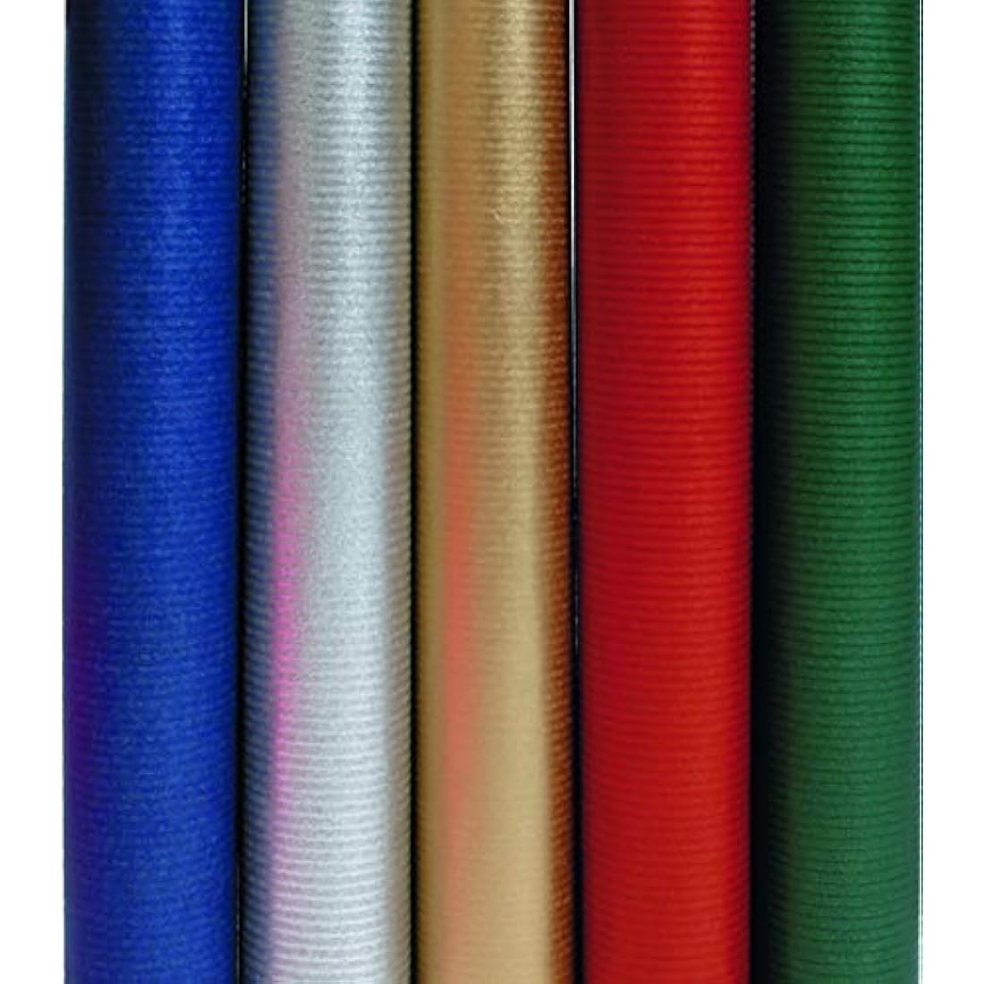 Clairefontaine - Ref 507275C - Nature Kraft Long Roll Wrapping Paper (Single Roll) - 70cm Width x 250m Length, 60gsm Ribbed Kraft Paper - Solid Gold Colour
