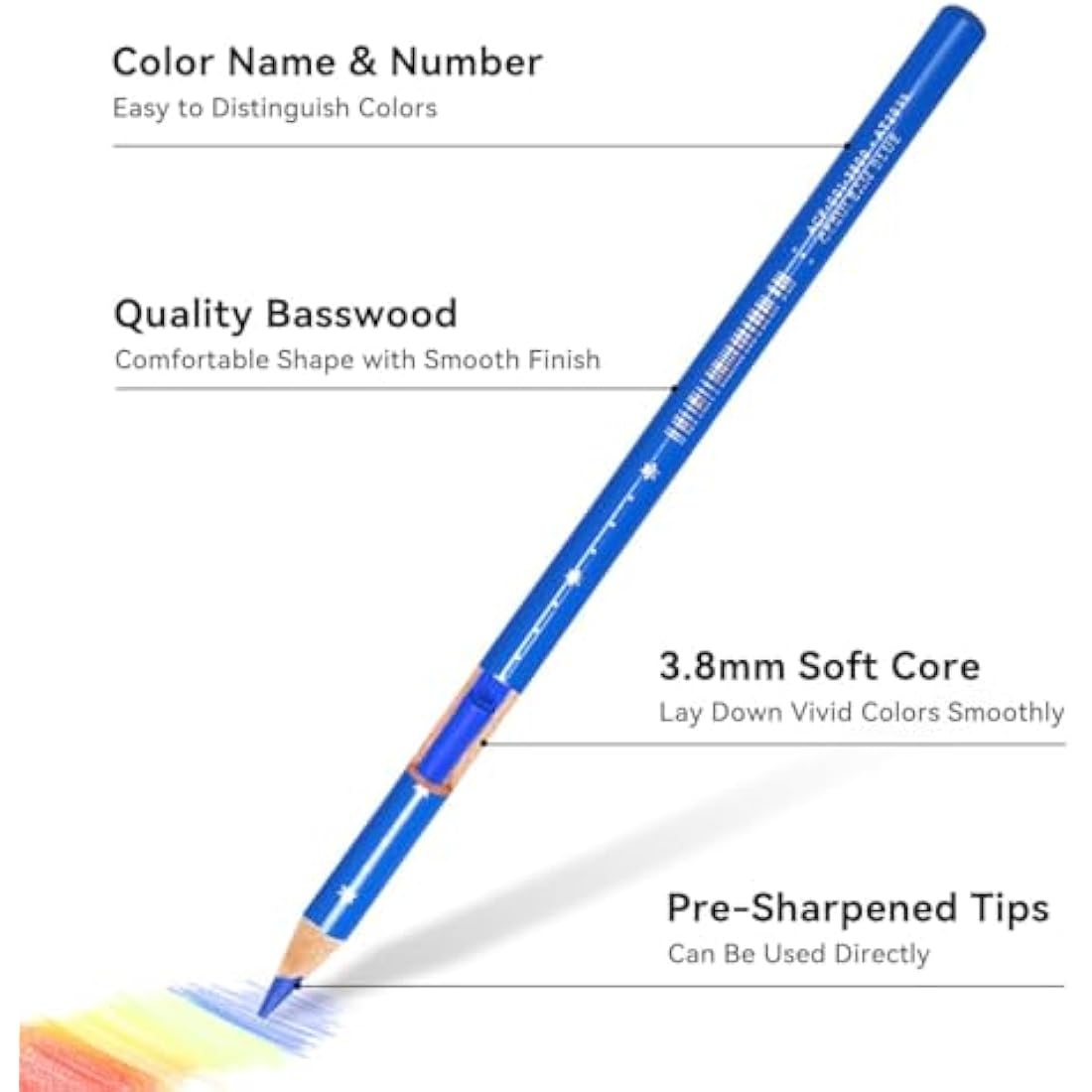 Arrtx 126 Colouring Pencils for Adults, Quality Soft Core Coloured Pencils Set for Drawing,Blending,Shading,Sketching, Professional Colouring Pencil for Artists Colourists | in Premium Gift Box