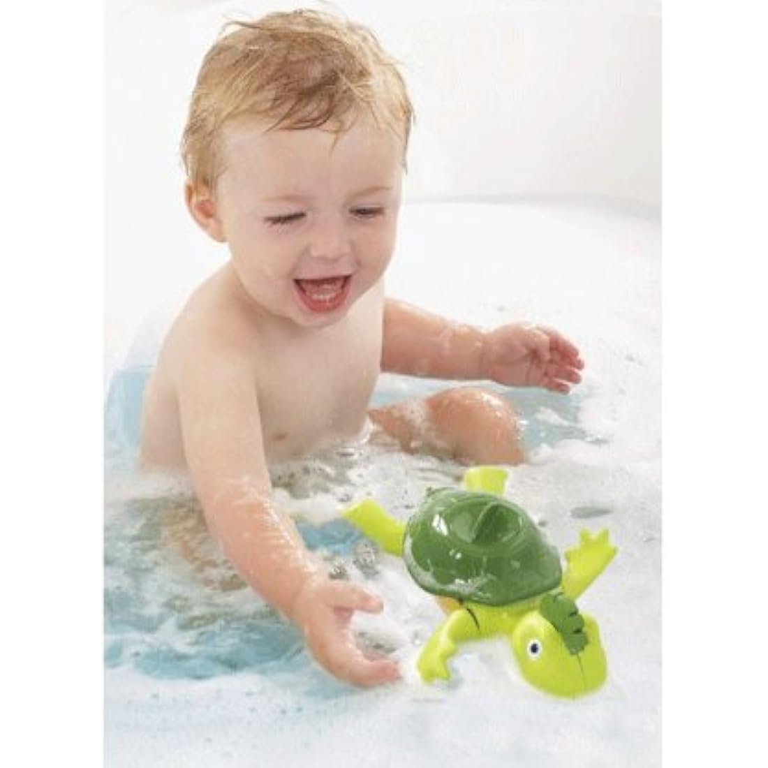 Toomies Swim & Sing Turtle Baby Bath Toy | Interactive Educational Toy with Music and Sounds | Water Play Toys for Boys & Girls 1,2, 3+ Year Olds, Green
