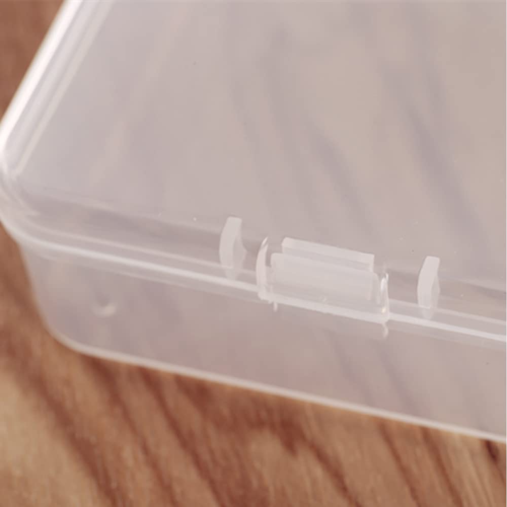 WYAN 15 Pack Square Clear Plastic Storage Containers Box with lids