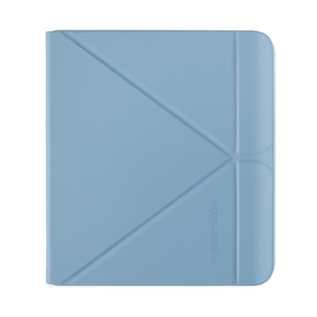 Kobo Libra Colour SleepCover Case | Dusk Blue | Sleep/Wake Technology | Built-In 2-Way Stand | Vegan Leather | Compatible with 7? Kobo Libra Colour