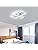 Comely Modern LED Ceiling Light, White Squares Design Chandelier Ceiling Lights 60W 6750LM, Acrylic Ceiling Lamp for Living Room Bedroom Kitchen Room Lounge Office, Cool Light 6500K
