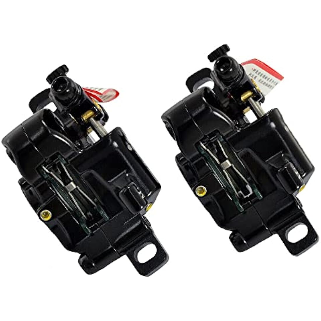 Juin Tech M1 Hydraulic MTB E-Bike Disc Brake Set 160mm with Rotor, Front and Rear, Black, JT1948