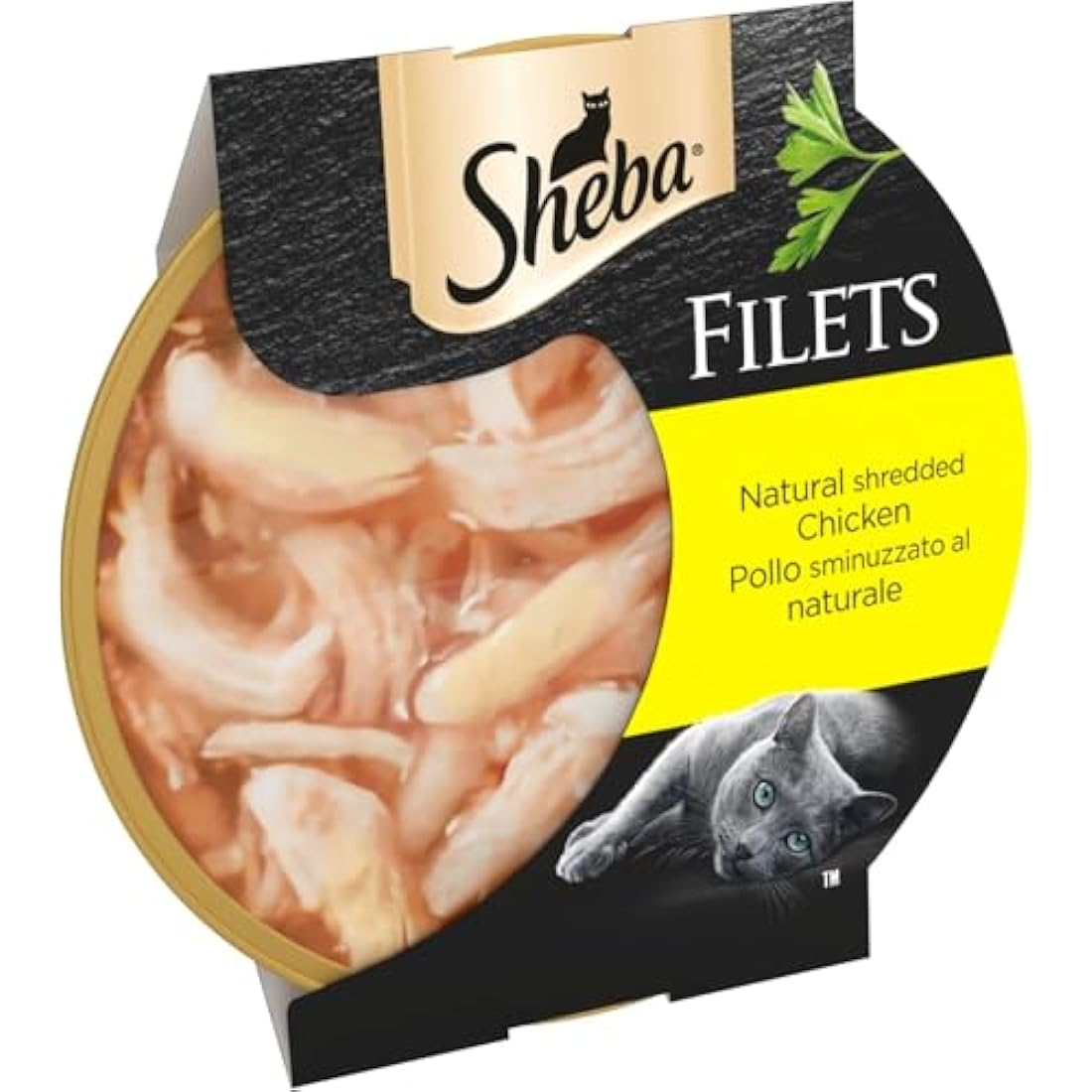 Sheba Fillets Cat Food Tray with Chicken in Gravy 2x16x60g