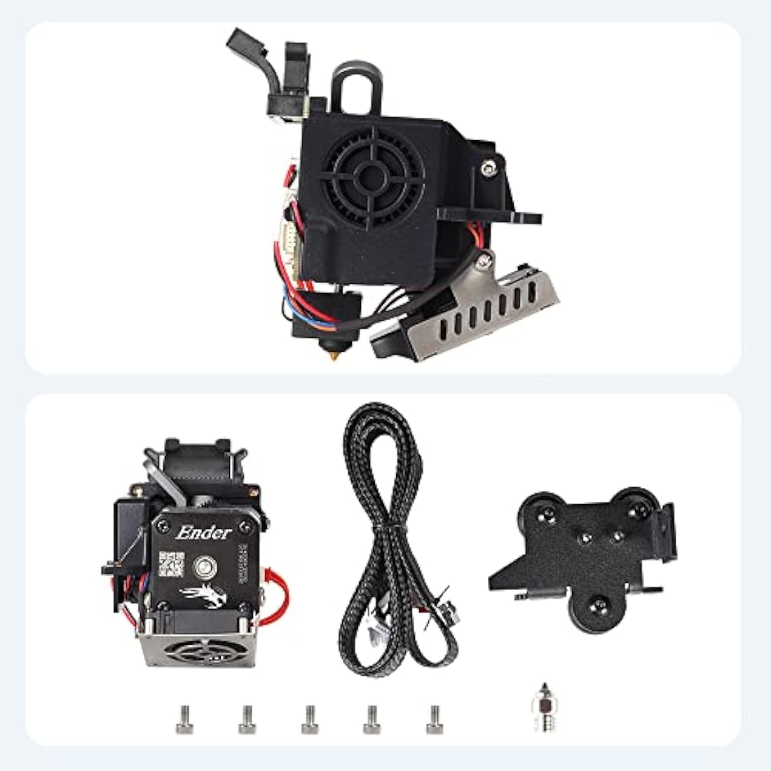 Creality Official Sprite Extruder Pro Direct Drive Extruder Kit All Metal 300℃ High Temperature, Extrusion Force Up to 80N, for Ender 3/Ender 3 Pro/Ender 3 Max,/Ender 3 V2,Support Flexible Filament