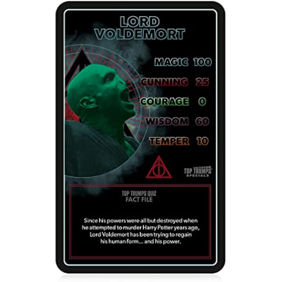Top Trumps Harry Potter Dark Magic Specials Card Game, Play with Voldemort, Bellatrix Lestrange, Barty Crouch Jr and Draco Malfoy, Educational for 2 plus players makes a great gift for ages 6 plus