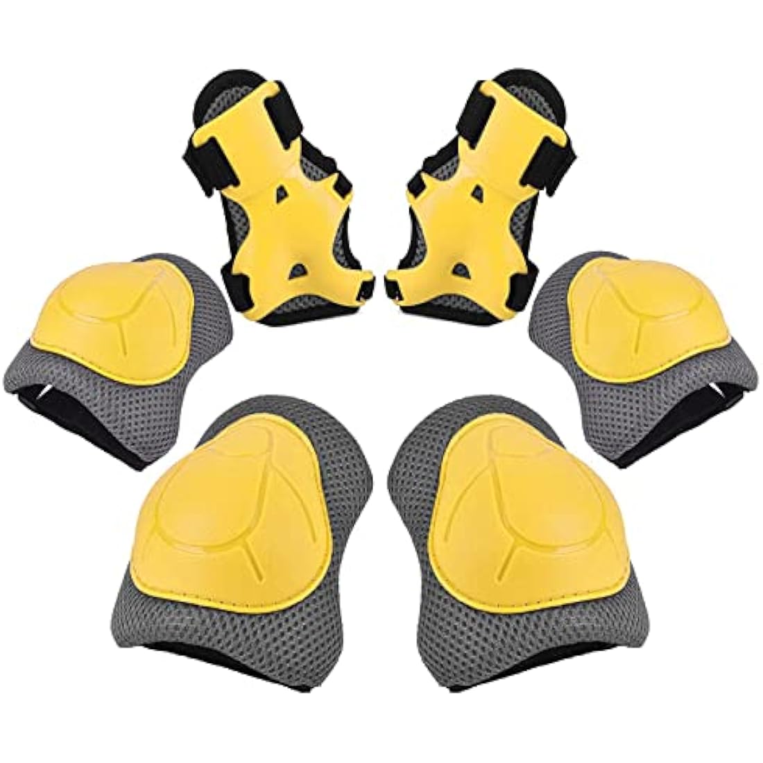 RUNDONG Kids/Youth Knee Pads Elbow Pads Wrist Guards 3 in 1 Protective Gear Set for Child Roller Skates, Cycling, Inline Skating, Scooter Skateboard, BMX Bike, Riding, and Multiple Outdoor Sports
