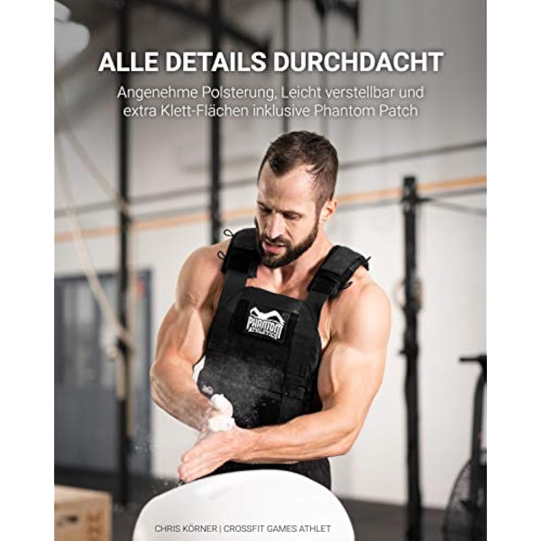 Phantom Athletics Weighted Vest, different weight options – easily adjustable