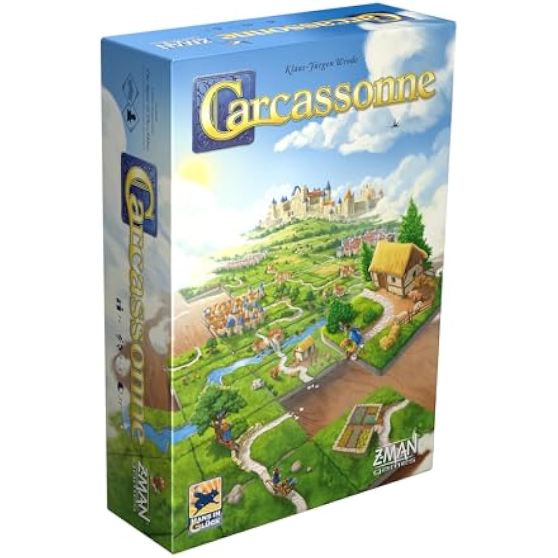 Z-Man Games | Carcassonne | Board Game | Ages 7+ | 2-5 Players | 45 Minutes Playing Time
