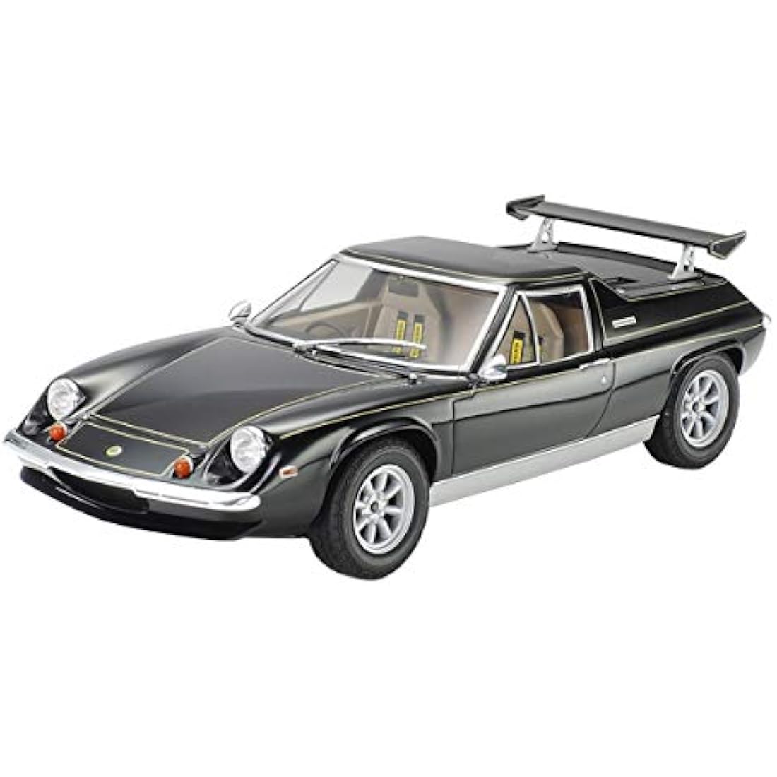 TAMIYA Lotus Europa Special 24358-000 Vehicle 1:24 Scale with PE, Model Kit, Plastic Kit, Assembly Kit, Detailed Replica, Unpainted, Black/Red/Blue