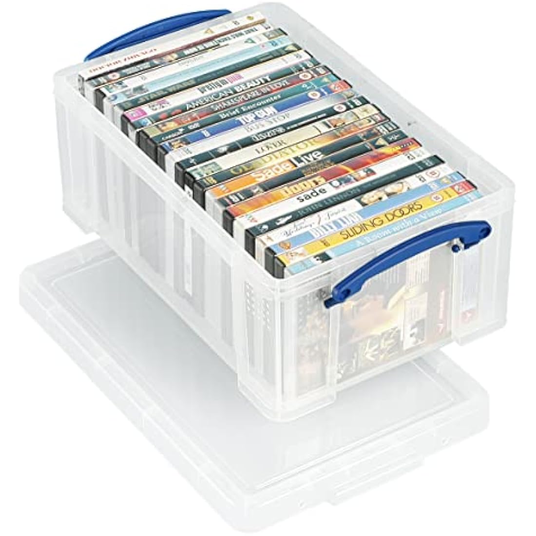 Really Useful Box Plastic Storage 9 Litre Clear