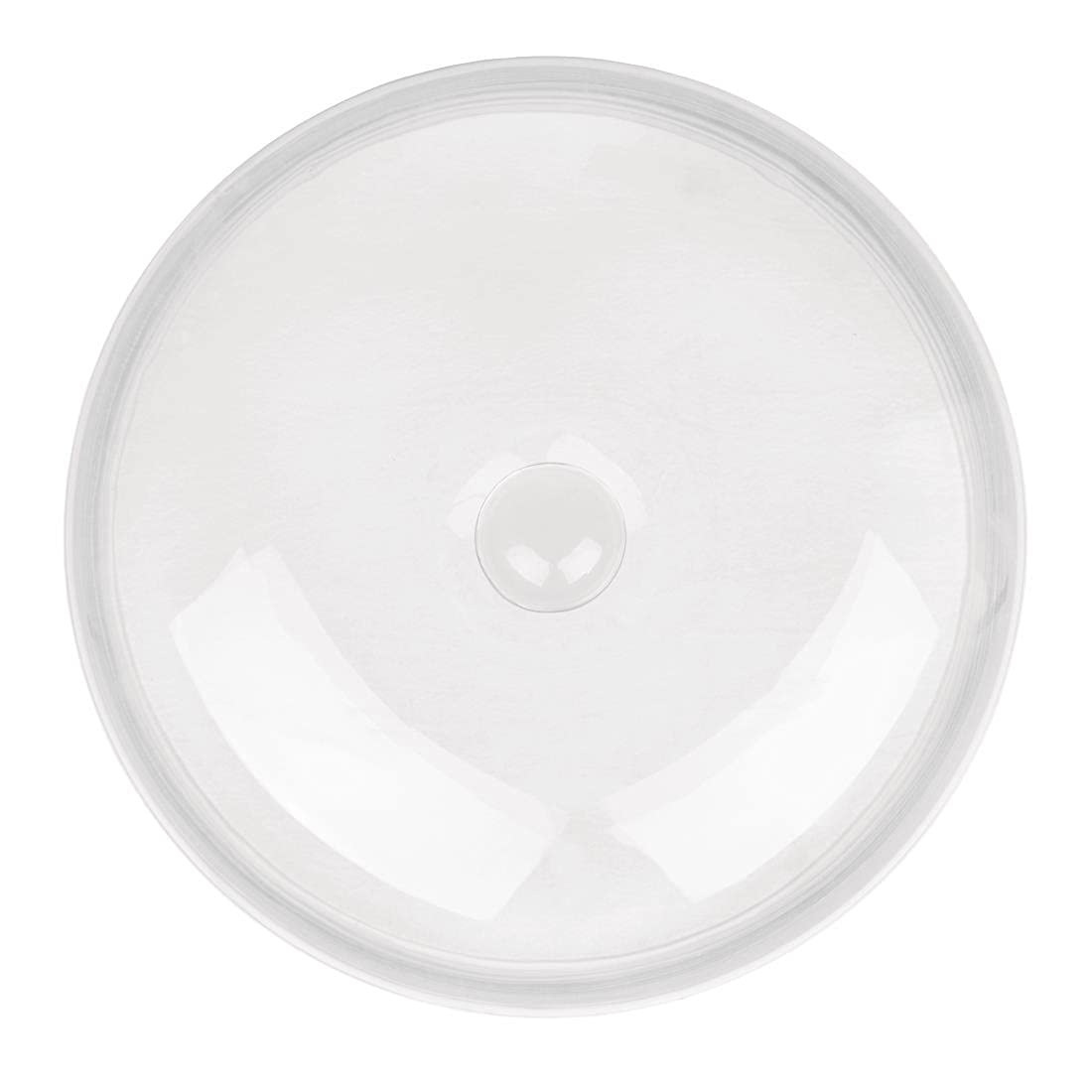 Olympia Glass Cake Stand Dome Lid, 285(Dia) x 200(H) mm, High Clarity Clear Glass, Protects Homemade Cakes Afternoon Tea Scones, Fits Base CS013 (sold
