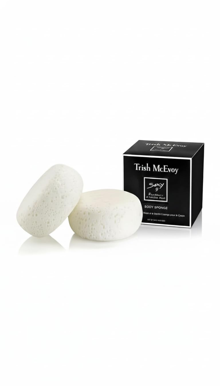 Trish McEvoy Sexy 9 BlackBerry & Vanilla Musk Body Sponge Duo