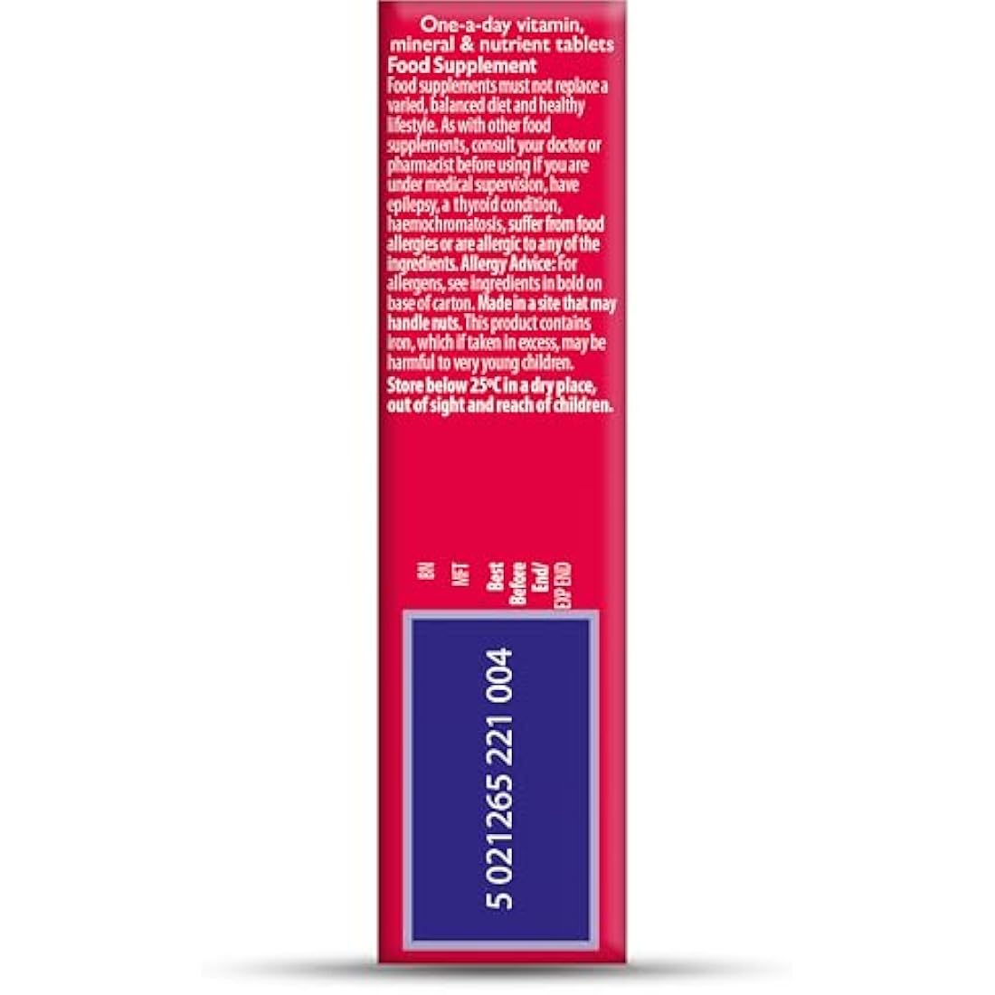 Menopace Original - No. 1 Menopause Supplement for Women. by Vitabiotics. 30-Day Vitamin Perimenopause formula - Pack of 1 , 30 Tablet