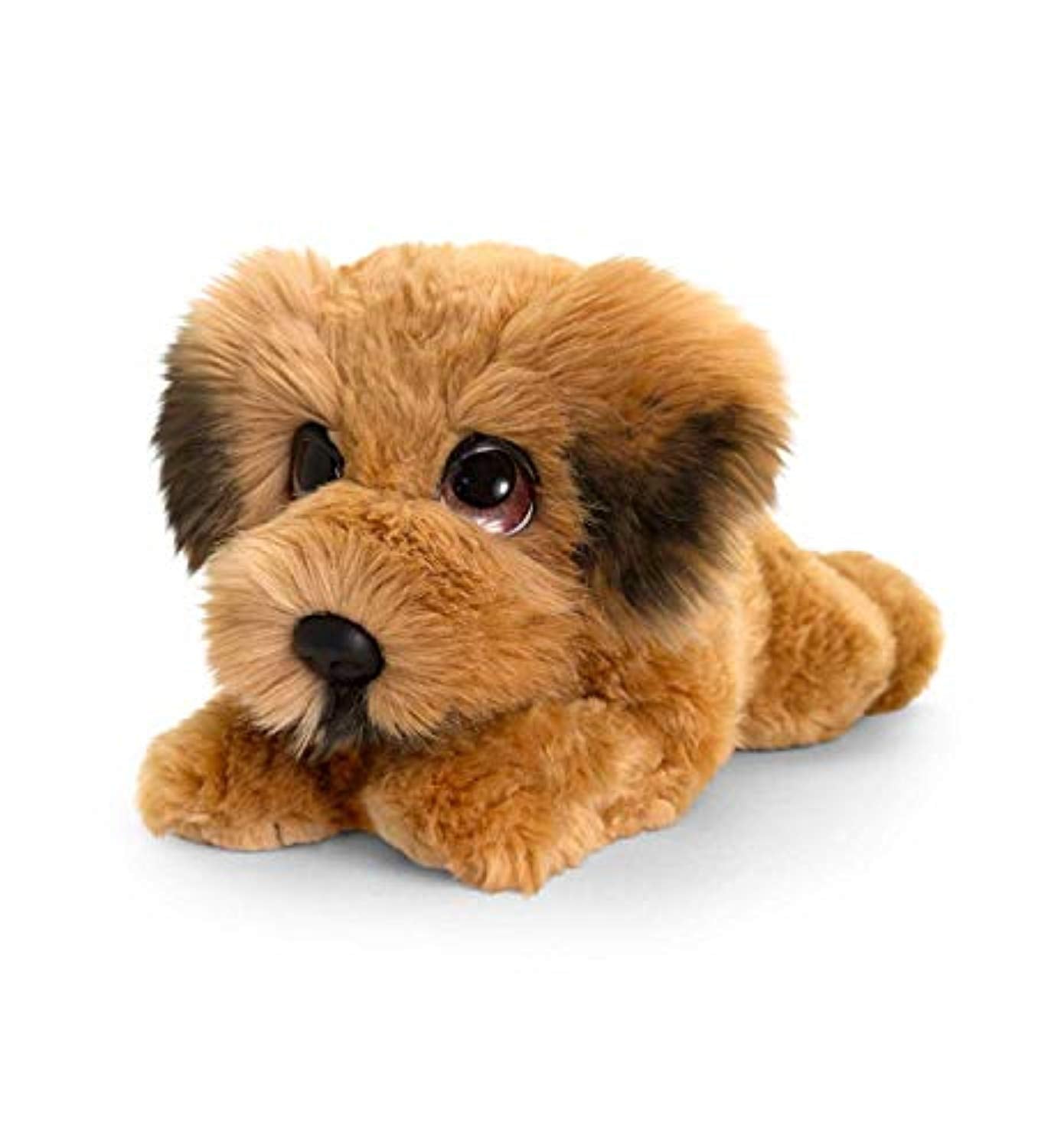 Keel Toys SD2541 Soft Toy Signature Cuddle Puppy Wheaten Terrier, Brown
