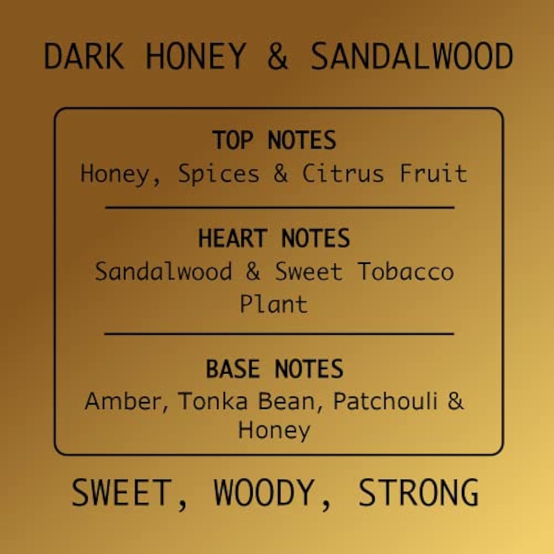Luxx Creations - Hand Soap & Body Wash 250ml (Dark Honey & Sandalwood) - Highly Fragranced, Free from SLS, Vegan Friendly