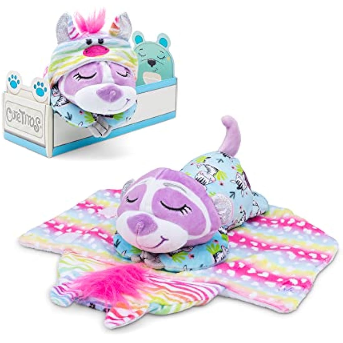 Cutetitos | Sleepitos | Snuggle Plush Bedtime Toys, Children's Toys, Surprise Stuffed Animals, Collectable Scented Plush Toys, 18 cm Soft Toy for Girls and Boys Ages 3+ | Basic Fun 39309
