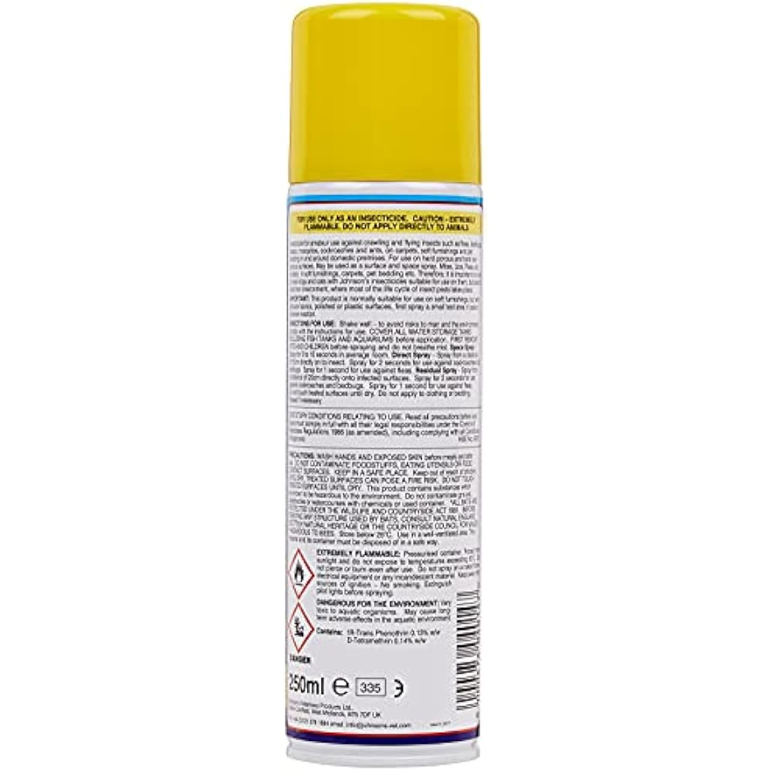 Johnsons Extra guard Household Flea Spray Plus 250ml,WHITE