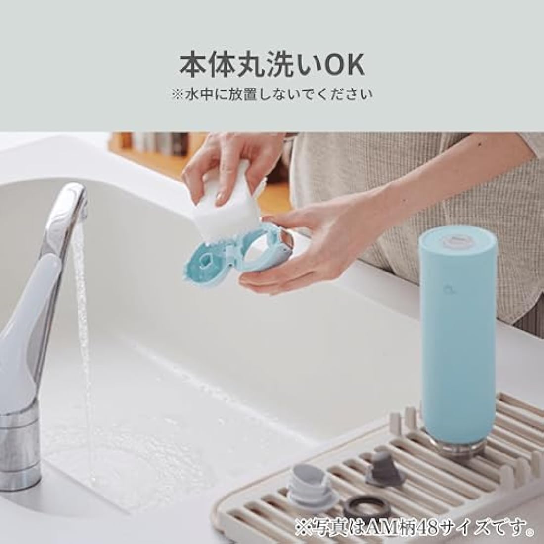 Zojirushi (ZOJIRUSHI) Water Bottle Direct Drinking [One-Touch Open] Stainless Steel Mug 480ml Navy SM-SF48-AD