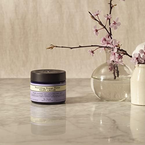 Neal's Yard Remedies | Nourishing Orange Flower Night Cream | Vegan| Replenishes Skin Overnight | Moisturize Dry Skin | 50g