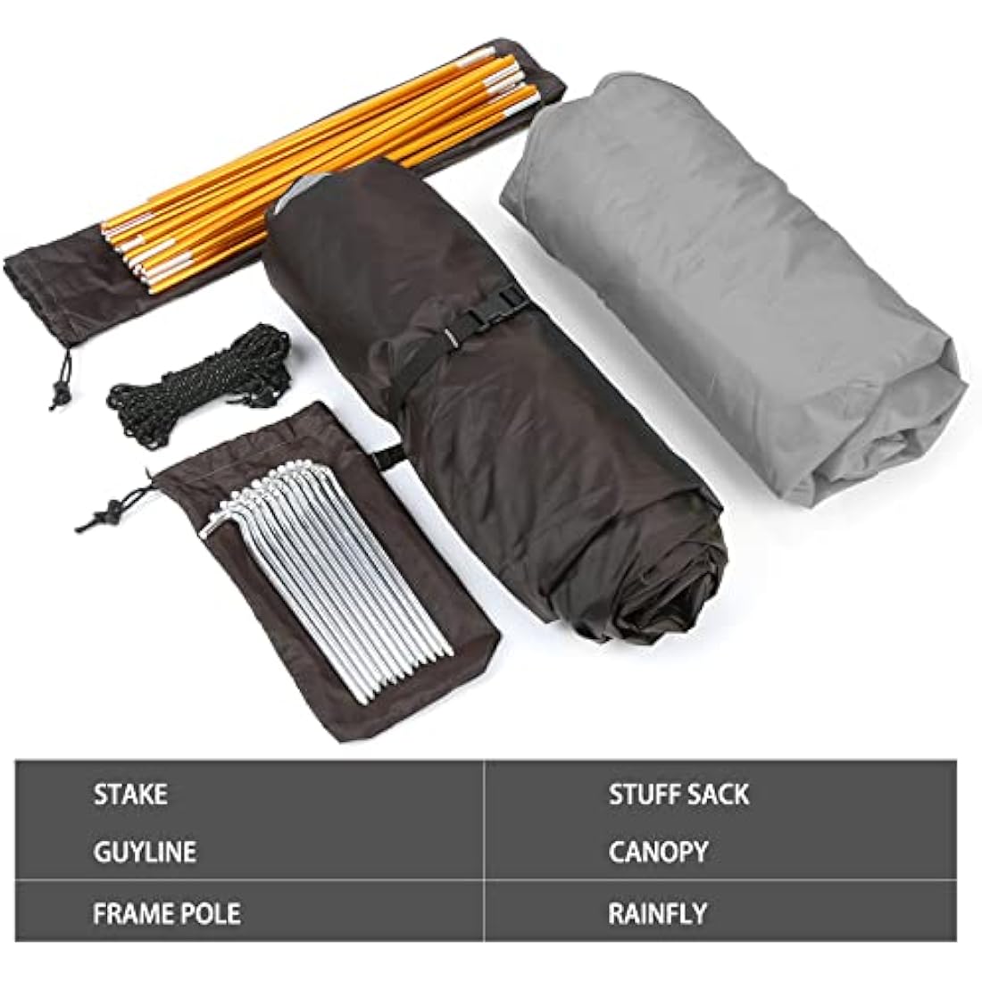 Bessport Tent 1 & 2 & 3 Person Ultralight Camping Tents, 3-4 Season Waterproof & Windproof Dome Tent, Small Pack Size, Suitable for Adults, Hiking, Camping, Outdoor