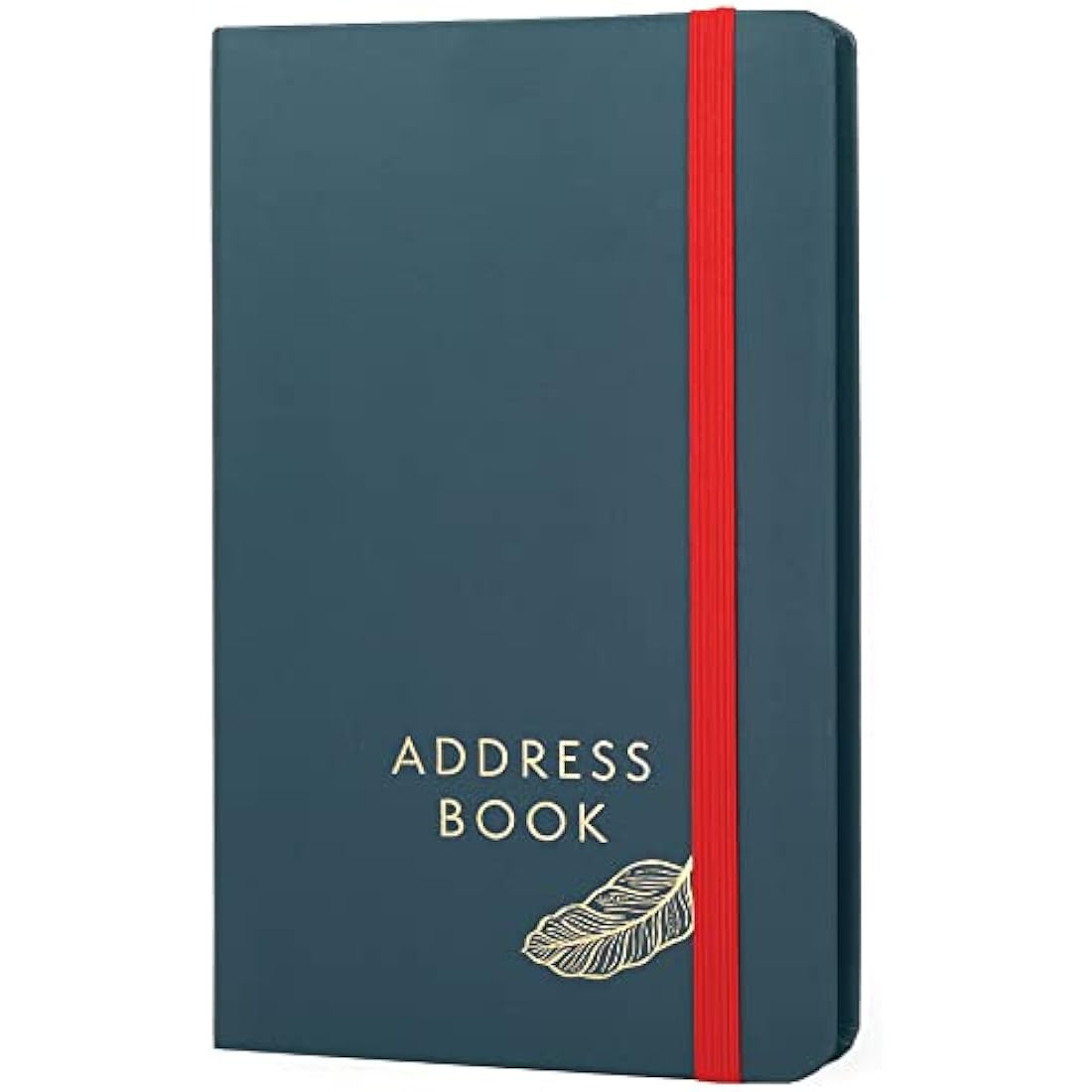 Boxclever Press Small Address Book with 432 Spaces. Address Books with Alphabet Index hardback, Pocket & Change of Address Labels. Perfect Gifts for Women 21 x 13 cm