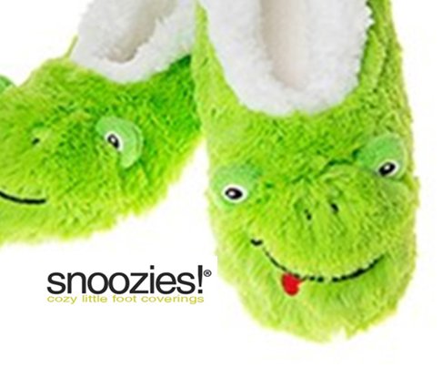 Childrens Animal Snoozies Soft Sherpa Fleece Fluffy Slippers