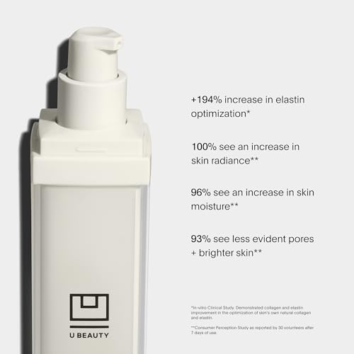 U Beauty Resurfacing Compound Serum - Renew & Illuminate Face Serum - Advanced 8-in-1 Formula with Vitamin C, Retinol, Hyaluronic Acid, & Peptides - Targets Fine Lines