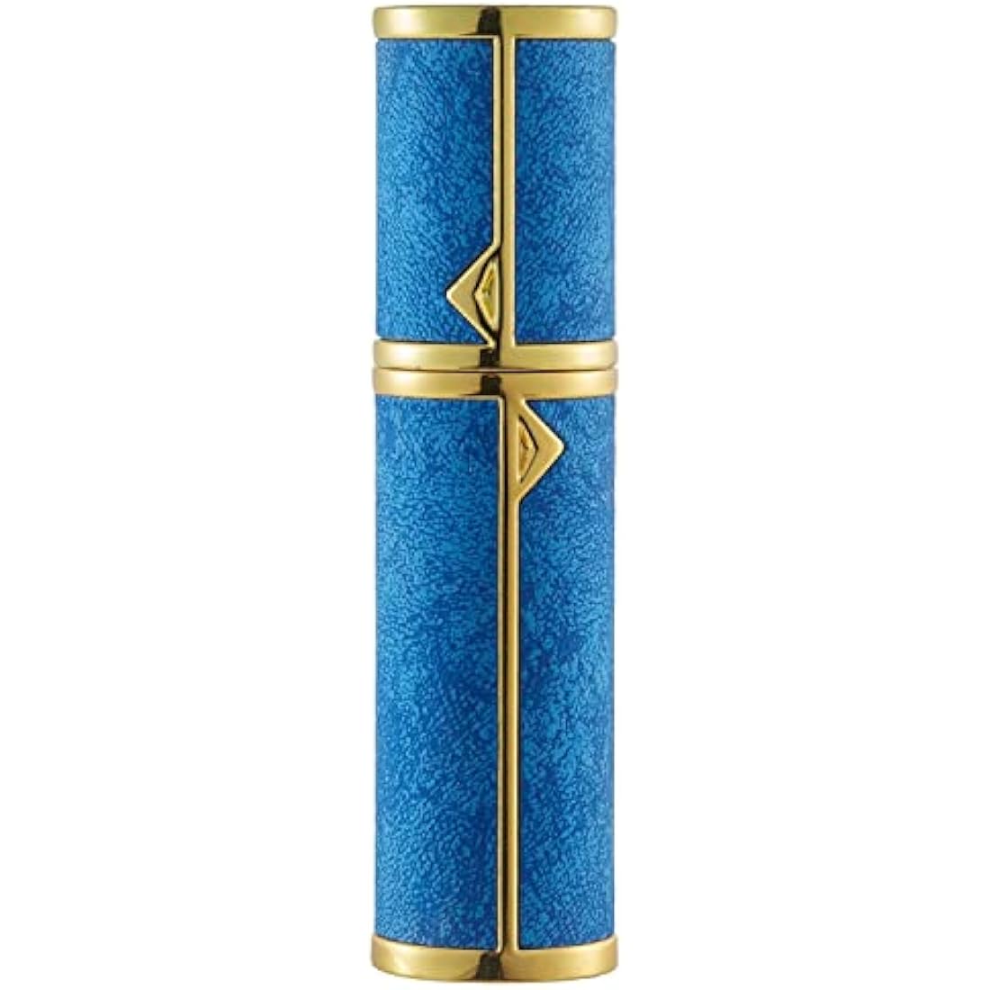 BRARIOS Refillable Portable Mini Perfume Atomiser for Travel, 5ml Luxury Empty Leakproof Pump Perfume Spray bottle Atomiser for Man and Woman (Blue(GD))