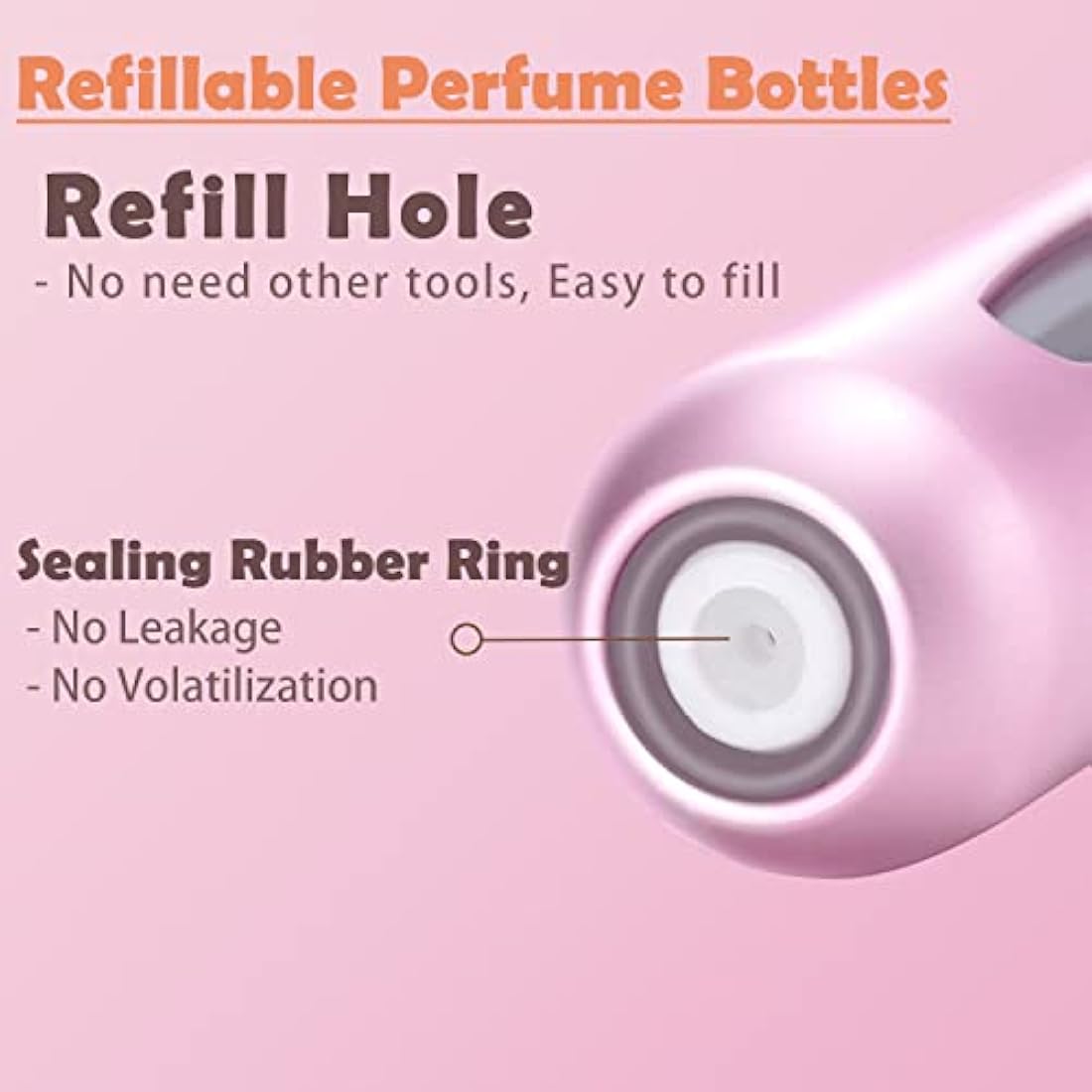 4PCS 5ml Perfume Atomiser Refillable Bottles Portable Mini Spray Travel Bottle Easy to Refill Empty Atomizer Bottle for Purse Handbag Pocket Luggage,Bright Color