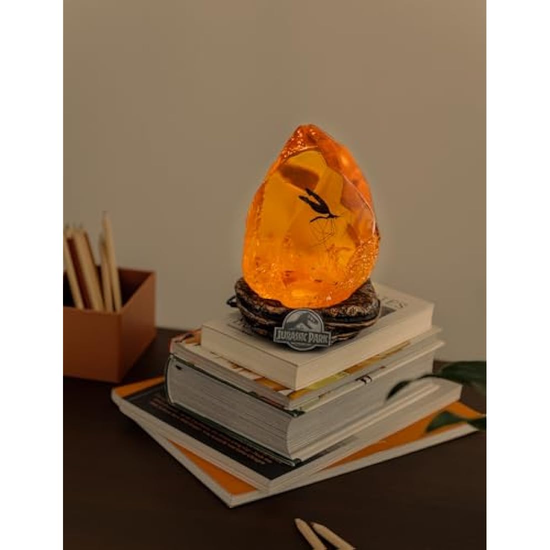 Grupo Erik Baterry Lamp - Jurassic Park Merchandise | Night Light Kids, Night Lamp Bedside, Mood Lighting, Nightlight | Jurassic World Rebirth Merchandise, Cool Room Decor
