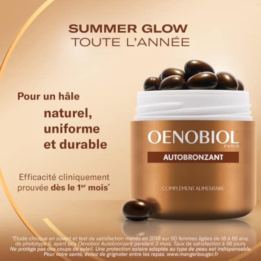 Oenobiol Self-Tanning Luminous Uniform Colour Without Sun – Set of 2 Boxes