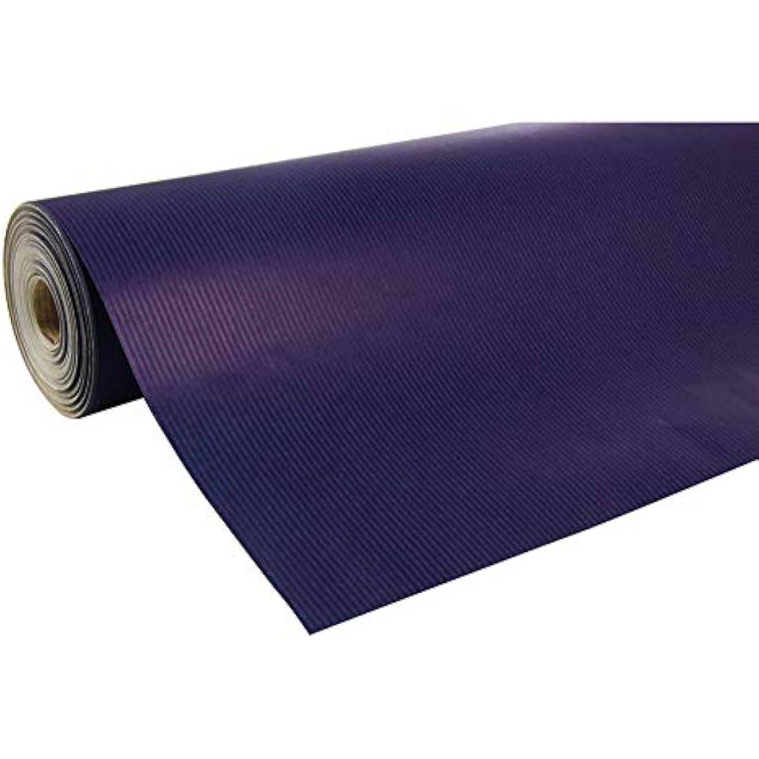 Clairefontaine - Ref 507213C - Nature Kraft Long Roll Wrapping Paper (Single Roll) - 70cm Width x 250m Length, 60gsm Ribbed Kraft Paper - Solid Royal Blue Colour
