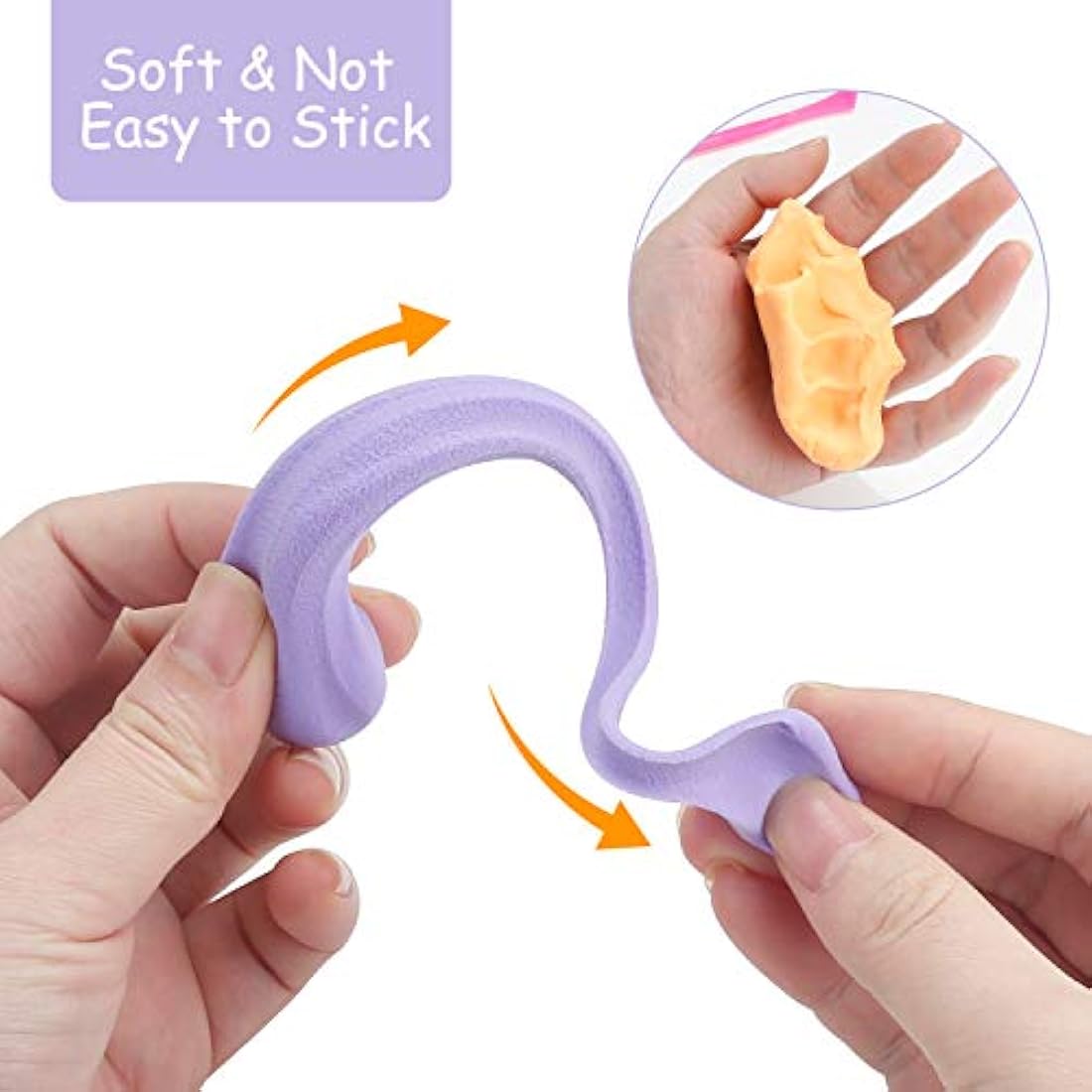 iFergoo Air Dry Clay, 50 Colours Modelling Clay for Kids, Safe and No-Toxic Modeling Clay & Dough, Soft & Stretchable DIY Magic Clay with Tools, Children Boys Girls Toys