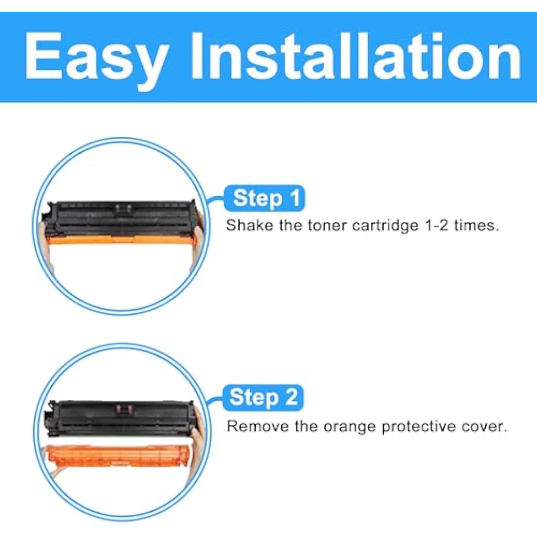 LCL Remanufactured Toner Cartridge 307A CE743A (1 Magenta) Replacement for HP Color Laserjet CP5225 CP5225n CP5225dn