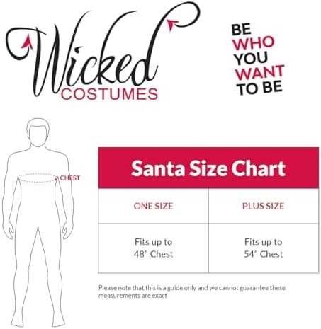 Wicked Costumes Super Deluxe 8pc Santa Suit