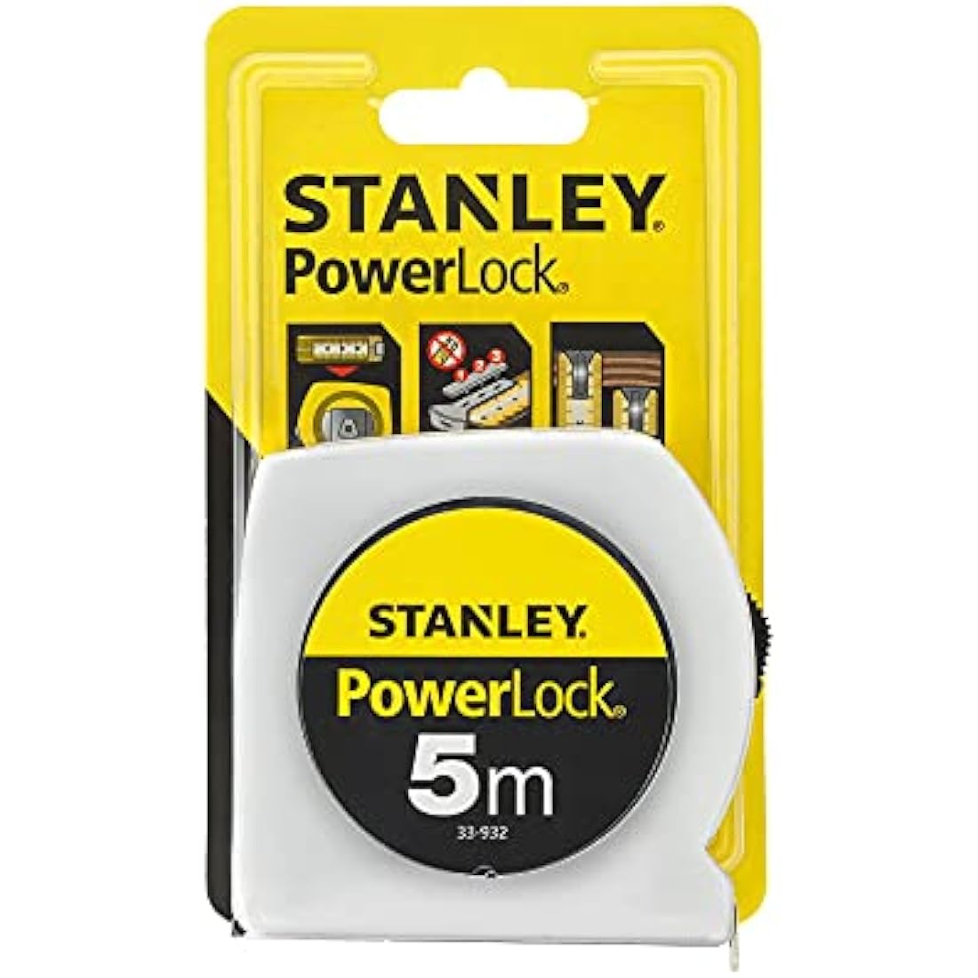 Stanley 033932 Powerlock Tape 5m Top Reader