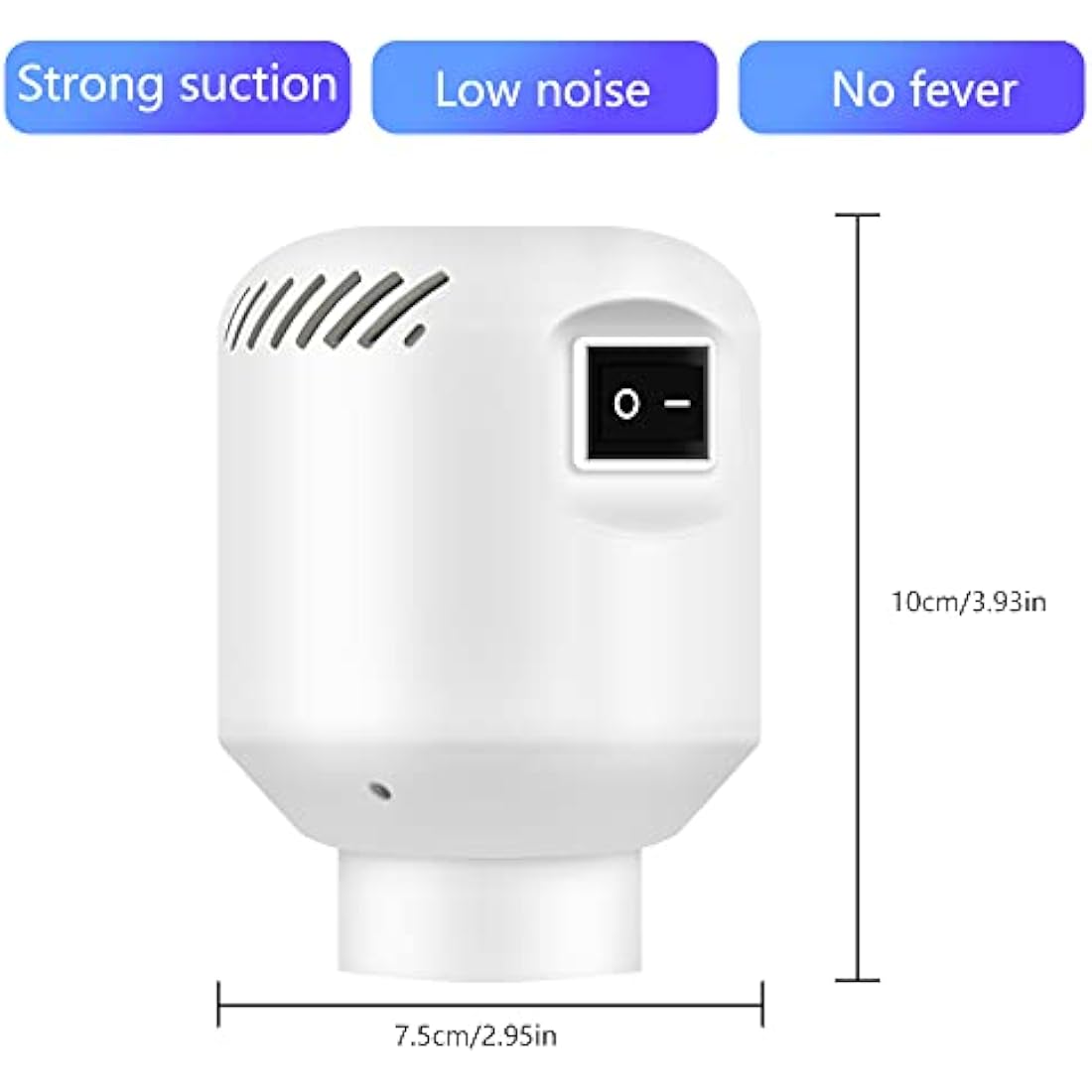Vacuum Bag Electric Air Pump, 220V 55W Powerful Vacuum Pump for Vacuum Compression Bags, Mini Air Pump for Vacuum Bags (1)